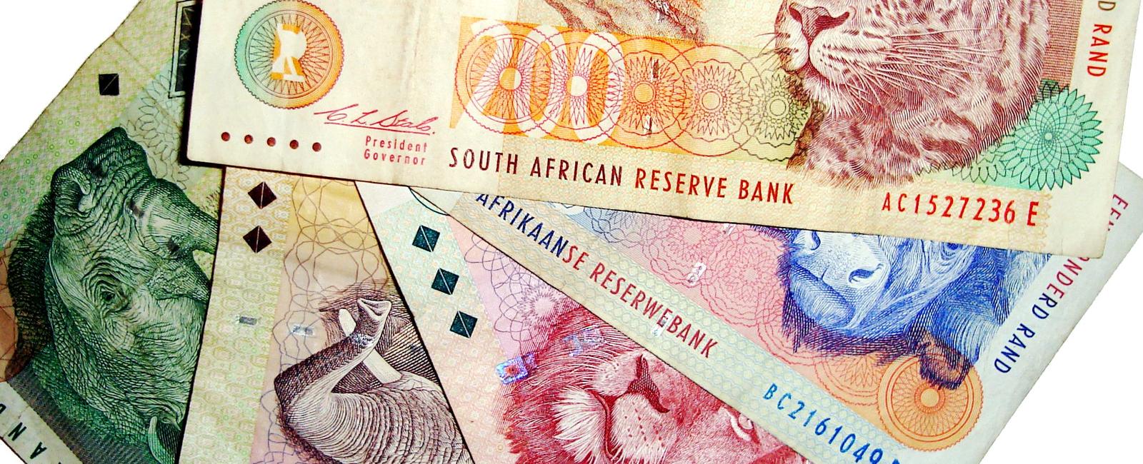 What currency is used in south africa rand