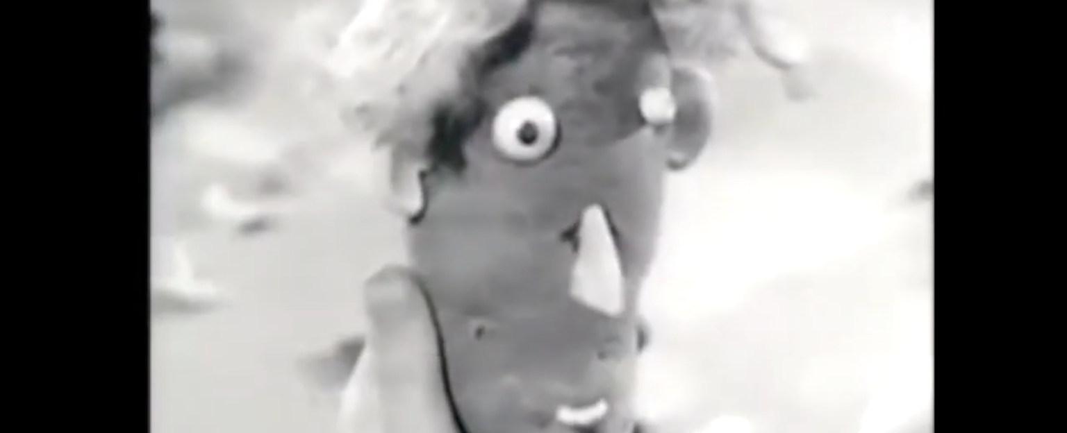 What was featured in the first tv commercial advertising a toy mr potato head