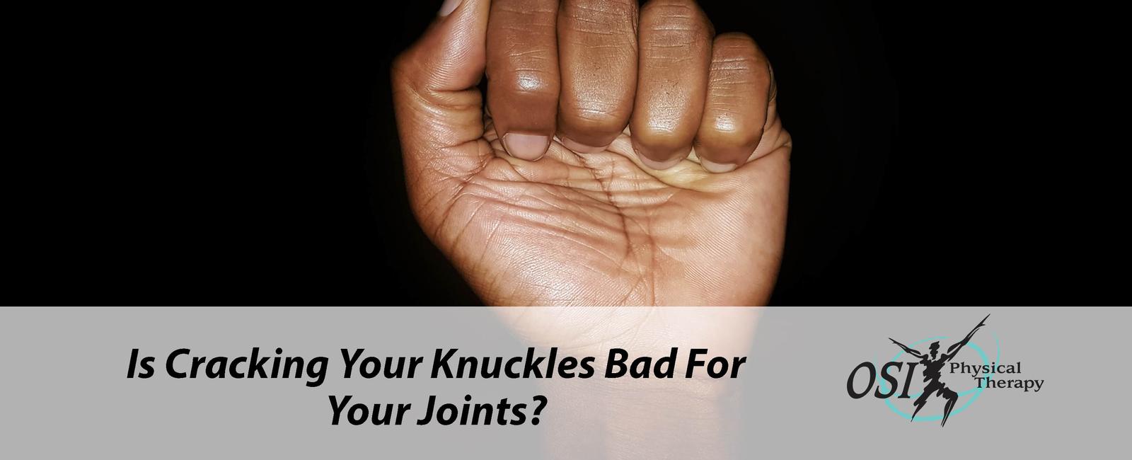 The pop you hear when you crack your knuckles is actually a bubble of gas burning