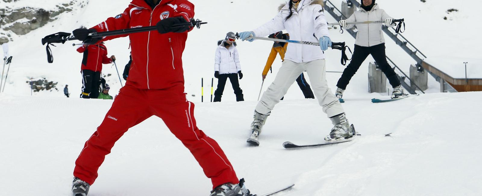 Ten years ago only 500 people in china could ski this year an estimated 5 000 000 chinese will visit ski resorts