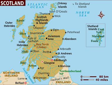 Scotland has 790 islands that include groups called shetland orkney and the hebrides