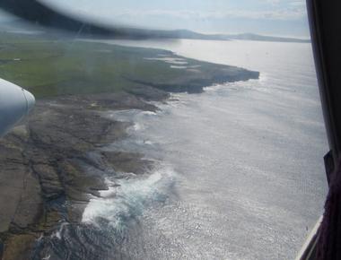 The islands of westray and papa westray in scotland are connected by the world s shortest flight just 57 seconds long