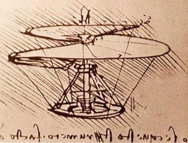 Leonardo da vinci invented the parachute the helicopter and many other present day items