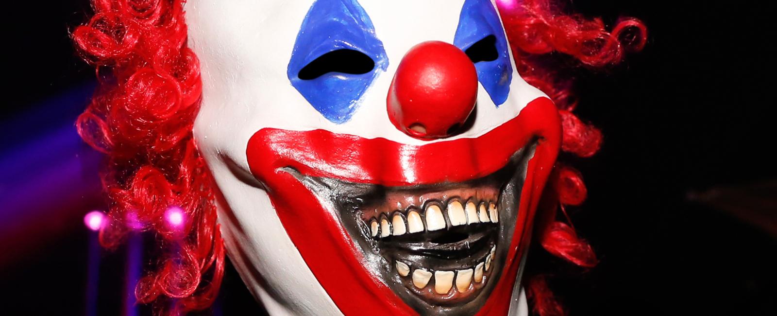 It is illegal to dress as a clown with the intent to cause alarm in connecticut