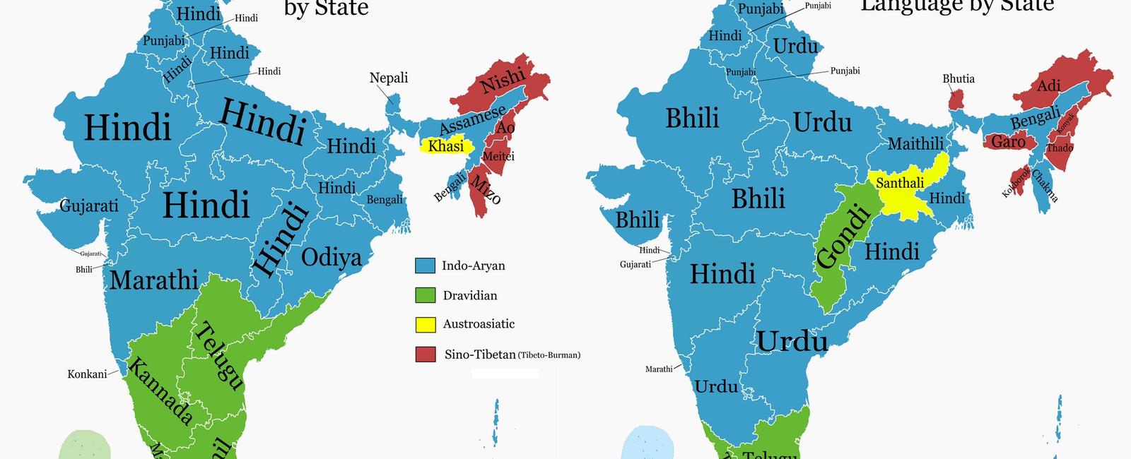 While hindi is the most widely spoken language in india there are actually 22 official languages throughout the country