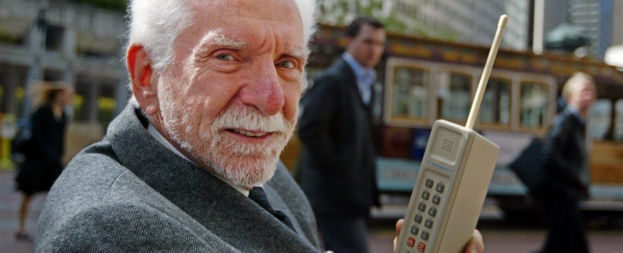 The first cell phone call was made in 1973 martin cooper the motorola employee who made the call called his rival at bell labs to let him know he d been beaten