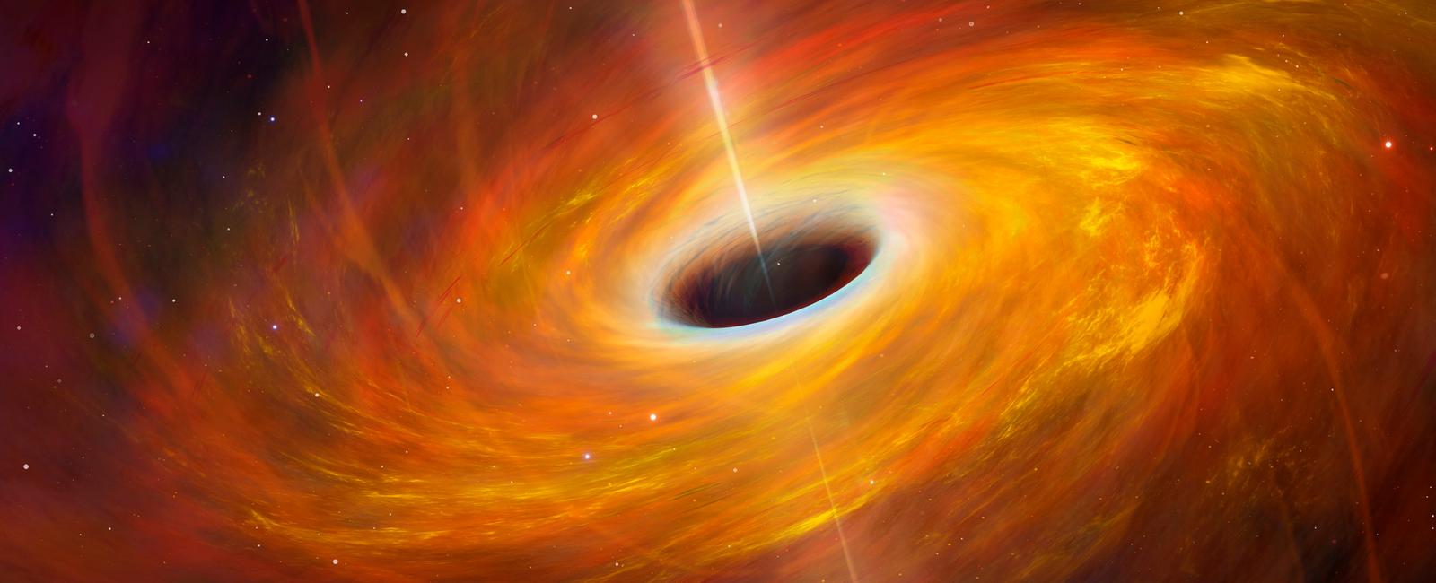 A black hole is created when big stars explode its gravitational force is so strong that nothing can escape from it luckily the closest black hole is about 10 000 light years from earth