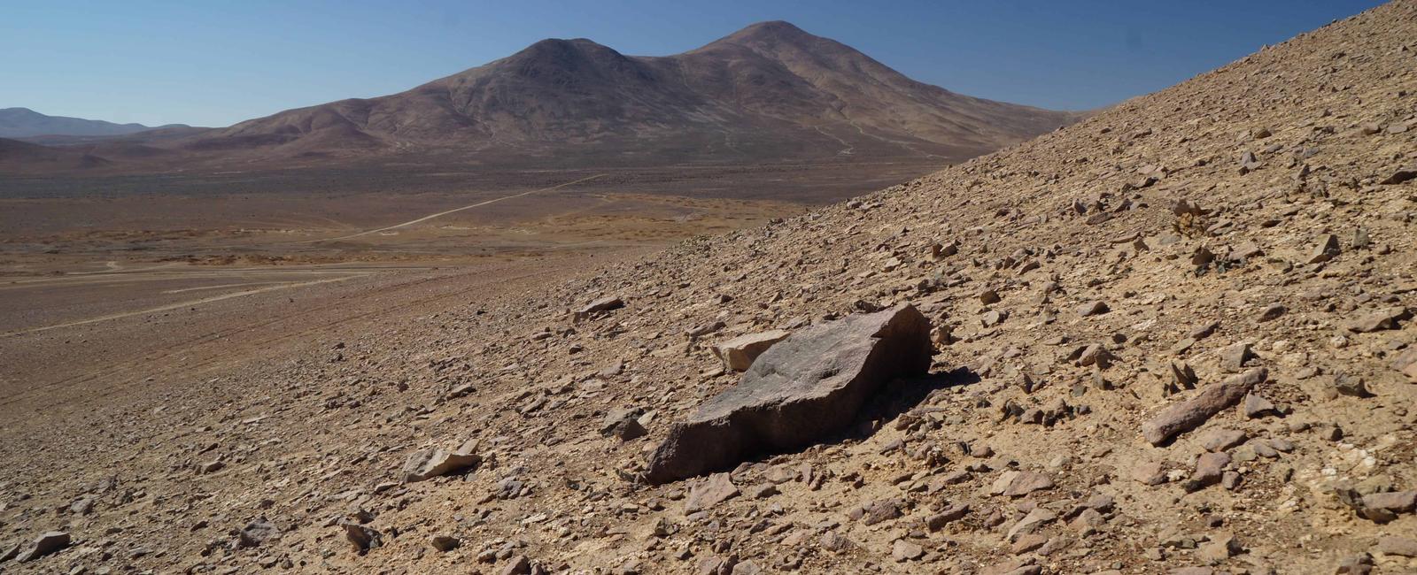 The town of calma in the atacama desert has never had rain