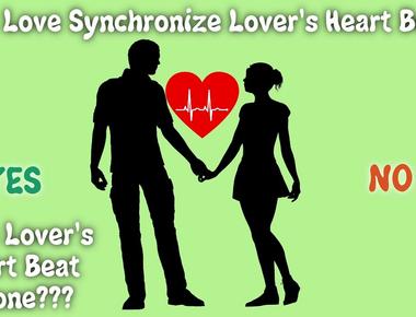 Some extraordinary research has found that couples who are in love and bond in a romantic relationship synchronize their heart rates after gazing into each other s eyes for three minutes