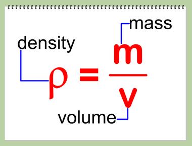 Density measures the amount of mass in a certain space