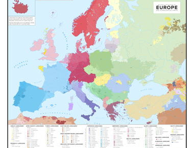 There are more than 200 languages spoken in europe