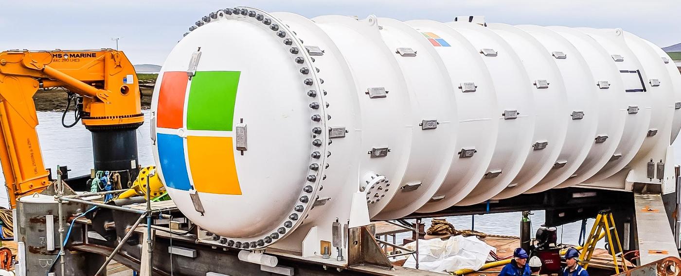 Microsoft wants to put their cloud data under water