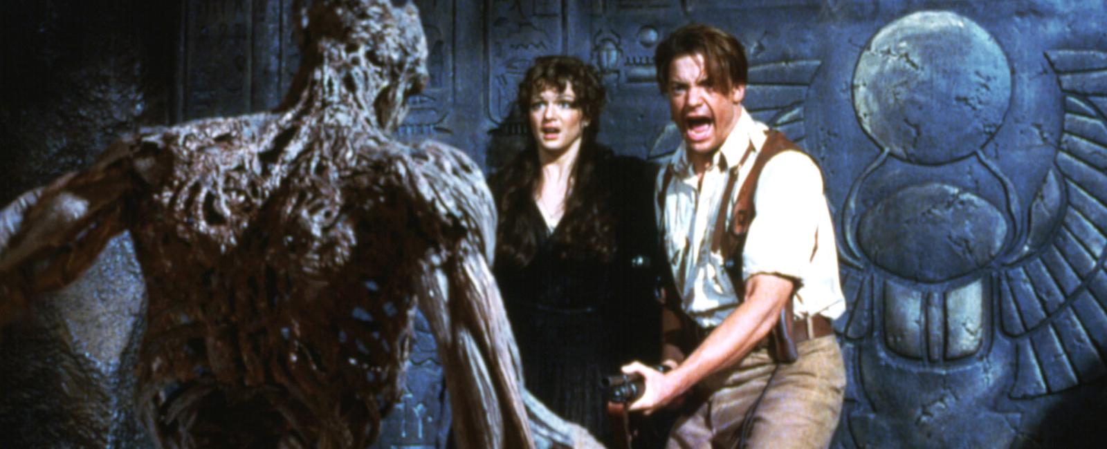 Brendan fraser nearly died during a scene in the mummy where his character is hanged rachel weisz remembered he stopped breathing and had to be resuscitated