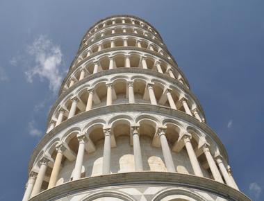 The leaning tower of pisa took almost 200 years to build and is still leans