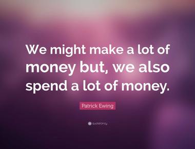 It s not just how much money we make it s how we spend it