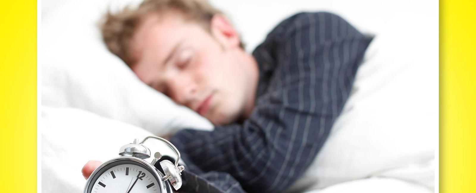 The average person falls asleep in 7 minutes