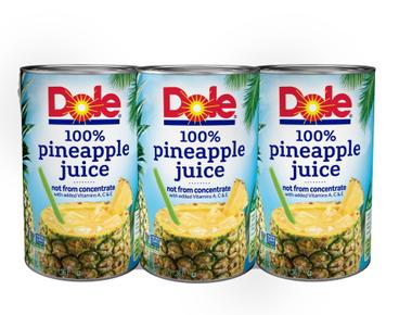 Which type of fruit juice did dole sell first pineapple