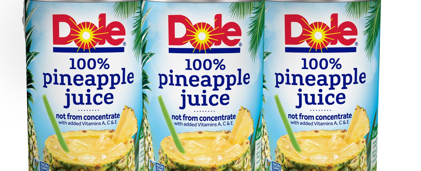 Which type of fruit juice did dole sell first pineapple