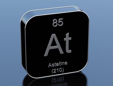 Astatine might be a naturally occurring element in the earth s crust but it is also the rarest thorium and uranium decaying yields the semi metal because only 28g is present scientists have to create it manually to use it