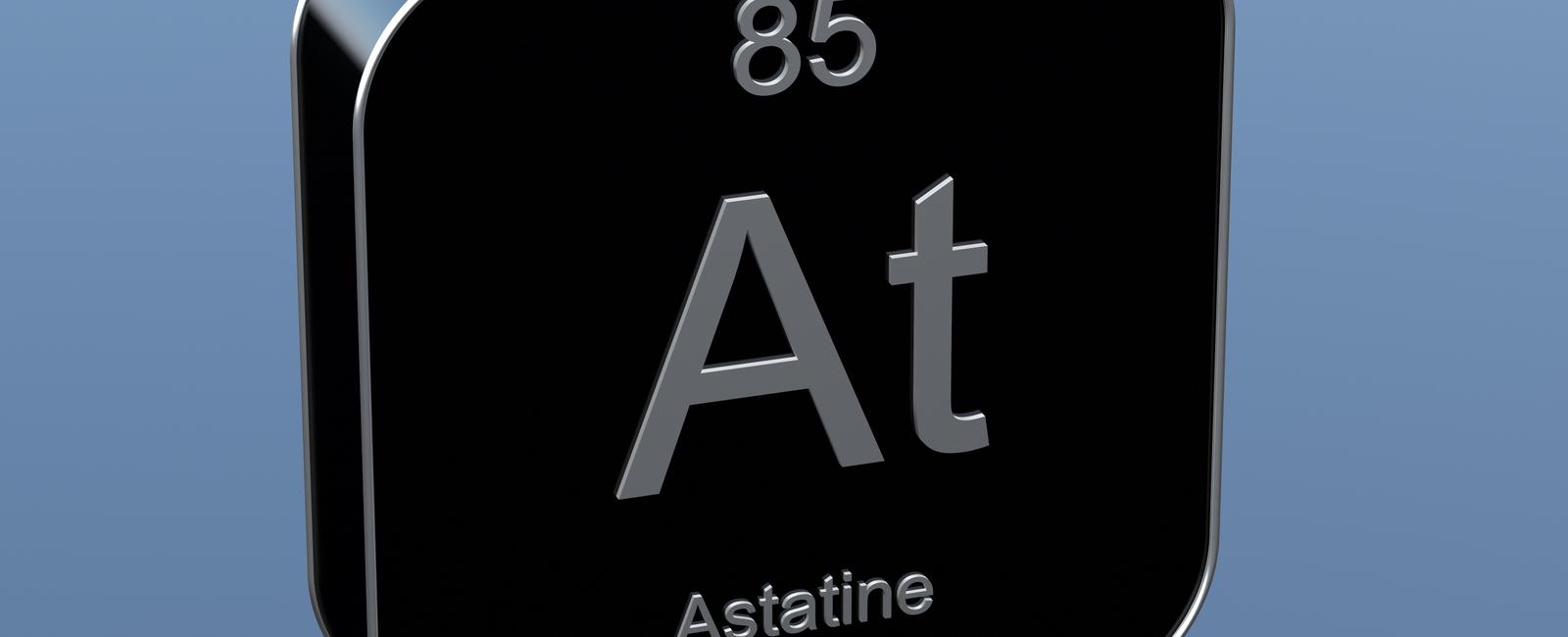 Astatine might be a naturally occurring element in the earth s crust but it is also the rarest thorium and uranium decaying yields the semi metal because only 28g is present scientists have to create it manually to use it