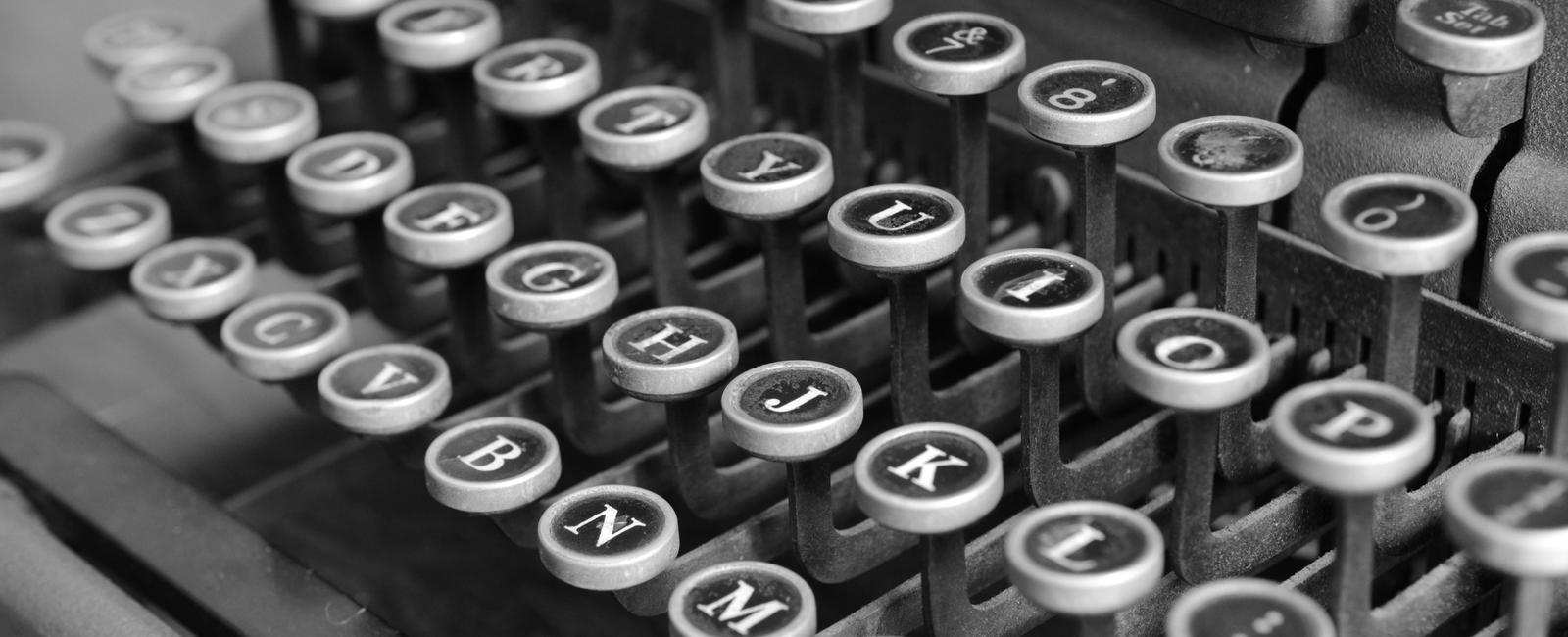 The longest word comprised of one row on the keyboard is typewriter