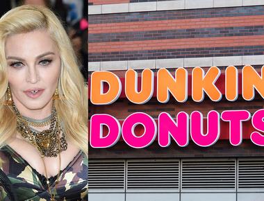 Soon after moving to new york city madonna worked at a dunkin donuts she was fired after one week for messing with the jelly machine