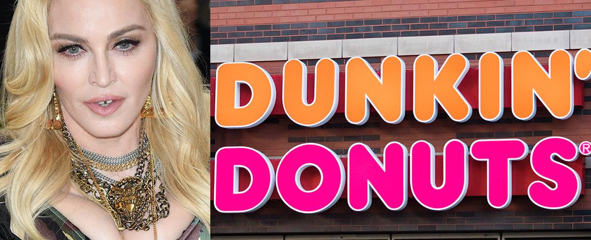 Soon after moving to new york city madonna worked at a dunkin donuts she was fired after one week for messing with the jelly machine