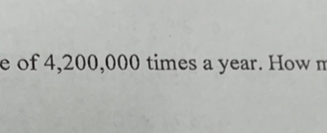 The human eye blinks an average of 4 200 000 times a year which corresponds to approximately 12 000 times per day