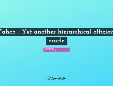 yahoo is an acronym for yet another hierarchical officious oracle