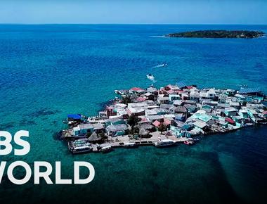 The world s most densely populated island is the size of two soccer fields