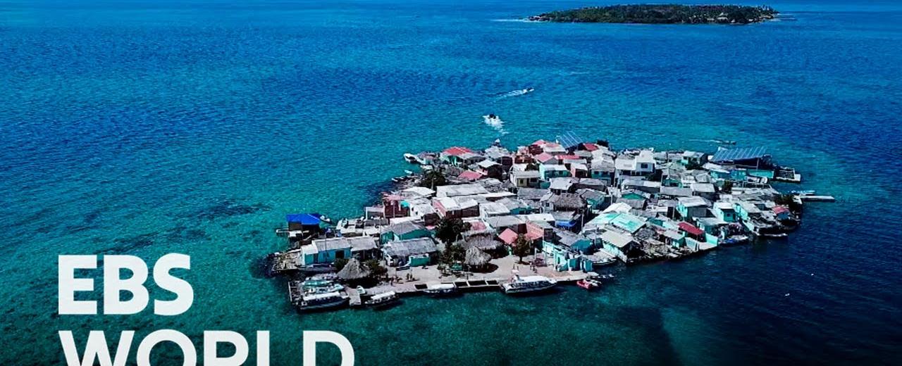 The world s most densely populated island is the size of two soccer fields