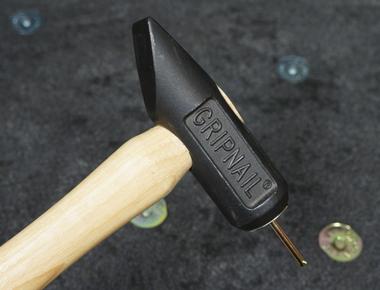 Keep nails accessible by adding some magnetic tape to your hammer s handle