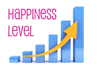 Joy in life usually brought on by quality relationships is a higher indicator of happiness levels and level of income