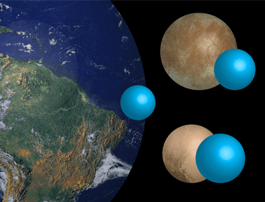 The volume of the earth s moon is the same as the volume of the pacific ocean