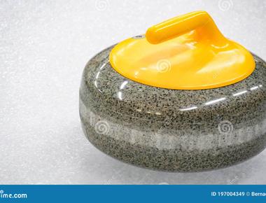 Curling stones used in the olympic sport of curling are made from granite