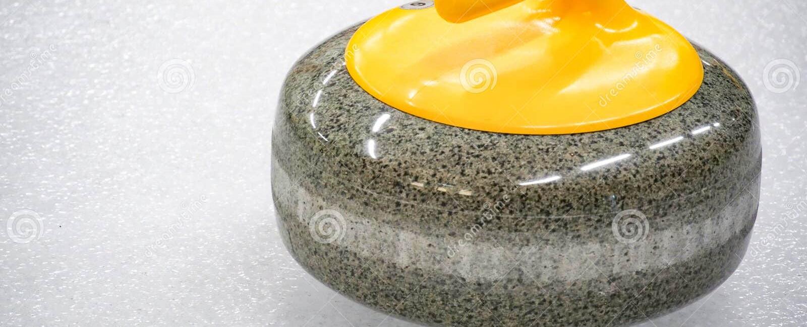 Curling stones used in the olympic sport of curling are made from granite