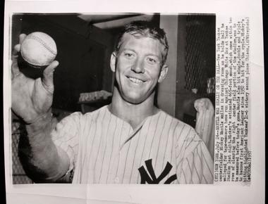 Mickey mantle was originally a shortstop but after making 102 errors in his last two seasons in the minors he was moved to the outfield