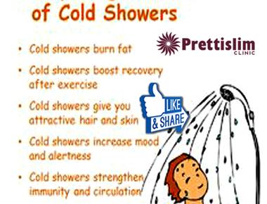 Cold showers are actually good for you they help relieve depression and help keep skin hair healthy