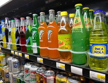 The average american drinks about 600 sodas a year