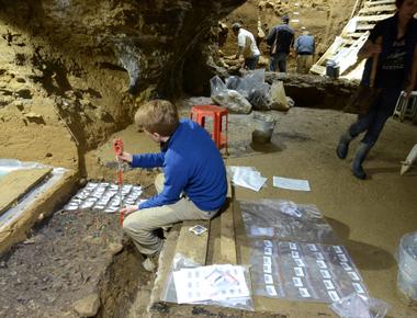 Fossils found in a bulgarian cave show that homo sapiens may have swept into europe earlier than previously thought