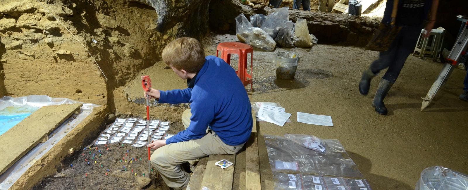 Fossils found in a bulgarian cave show that homo sapiens may have swept into europe earlier than previously thought