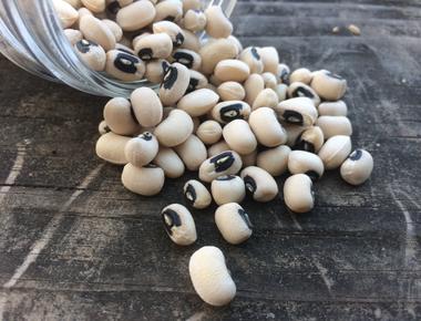 Black eyed peas are not really peas