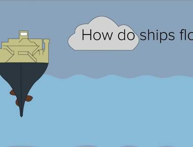 Steel ships float because even though steel is denser than water their hulls are full of air they sink until enough water has been moved to match the weight of steel and air in the hull