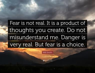 Fear can feel good if we re not really in danger