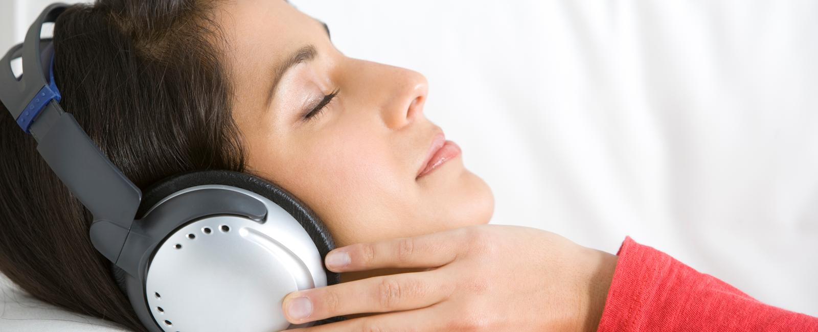 Listening to high frequency music makes you feel calm relaxed and happy